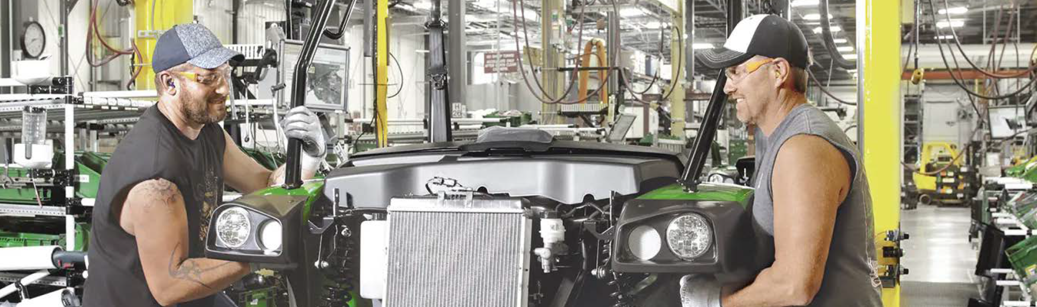 john deere tractor assembly